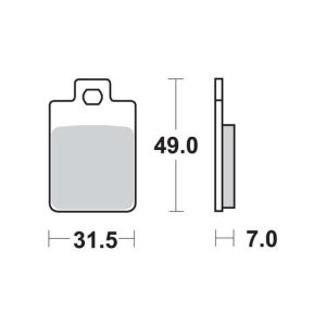 Conjunto de pastilhas de travão TRW MCB688