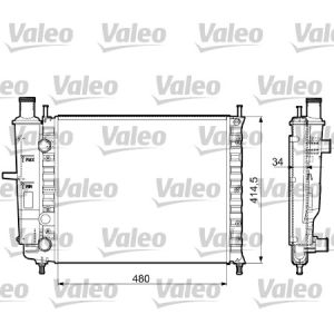 Radiador, arrefecimento do motor VALEO 732788