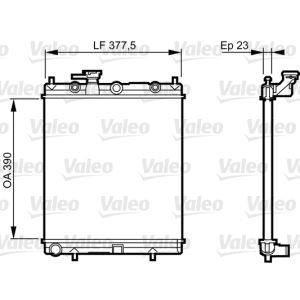 Motorkühler VALEO 732718