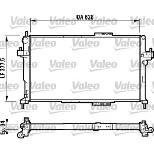 Raffreddatore motore VALEO 732824