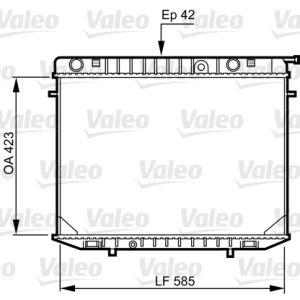 Motorkylare VALEO 731237
