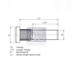 Radschraube DT Spare Parts 2.65101