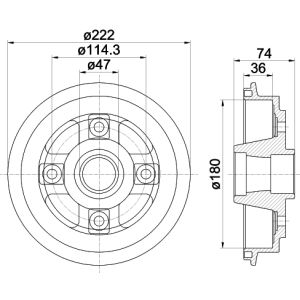 Bremstrommel TEXTAR 94019300