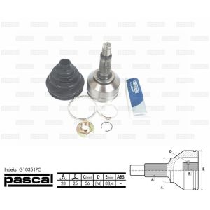 Gelenksatz Antriebswelle PASCAL G10351PC