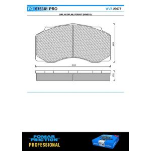 Conjunto de pastilhas de travão ROULUNDS RL675381