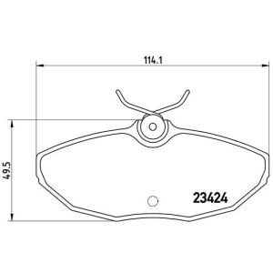Levyjarrun jarrupalasarja BREMBO P 36 013