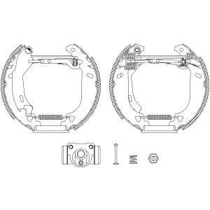 Jeu de mâchoires de frein Shoe Kit Pro TEXTAR 84049103