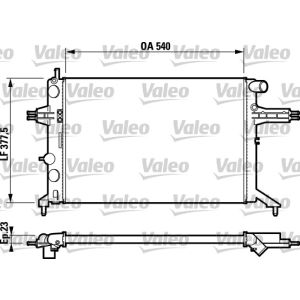 Radiateur moteur VALEO 732795