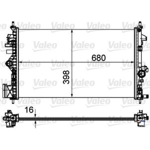 Arrefecedor do motor VALEO 735485