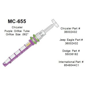 Injectiestuk, expansieventiel SUNAIR SUNMC-655