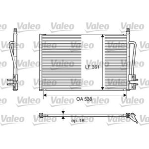 Kondensator, Klimaanlage VALEO 817664