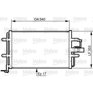 Condenseur (climatisation) VALEO 814357