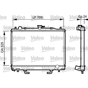 Arrefecedor do motor VALEO 735058