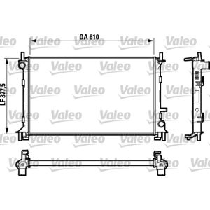 Radiateur moteur VALEO 732732