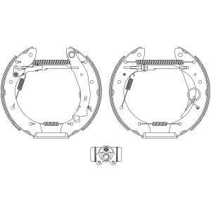 Bremsbackensatz TEXTAR 84052900