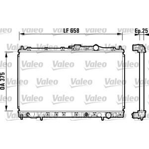 Arrefecedor do motor VALEO 734139