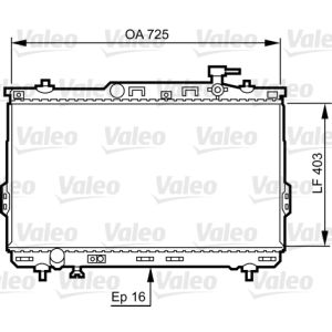 Motorkühler VALEO 734259