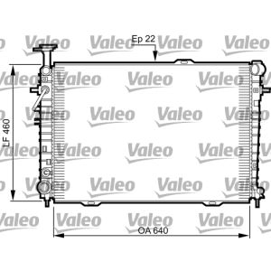 Raffreddatore motore VALEO 735542
