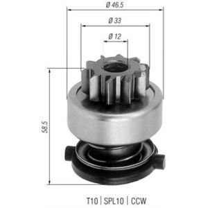 Ritzel, Starter MAGNETI MARELLI 940113020252