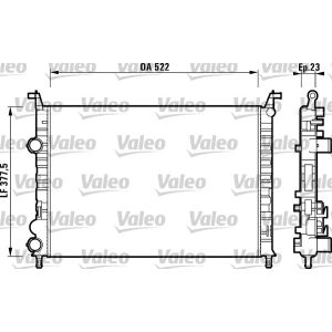 Radiateur moteur VALEO 732948
