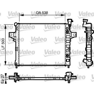 Motorkühler VALEO 735051