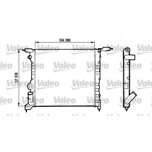 Radiador de motor VALEO 816657