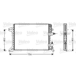 A/C-kondensor VALEO 818038