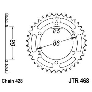 Pignone posteriore JTR 468,34