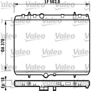 Arrefecedor do motor VALEO 732896