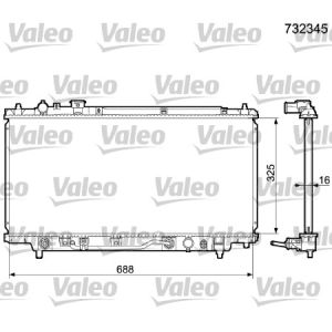 Radiateur moteur VALEO 732345