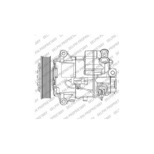 Compressore aria condizionata DELPHI TSP0155949