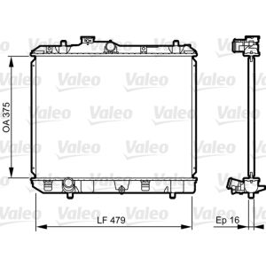 Raffreddatore motore VALEO 735383