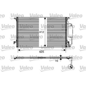 A/C-kondensor VALEO 817712