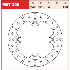 Bremsscheibe TRW MST399, 1 Stück