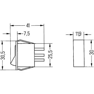 Schakelaar HELLA 6EH 004 406-012