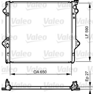 Raffreddatore motore VALEO 735569