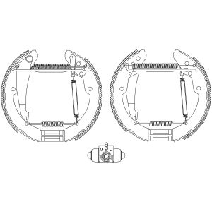 Jeu de mâchoires de frein Shoe Kit Pro TEXTAR 84052401