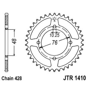 Roda dentada, corrente JT R1410,50