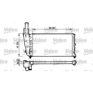 Radiador, refrigeración de motor VALEO 731562