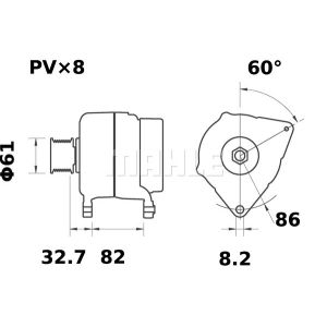 Drehstromgenerator LETRIKA MG 286