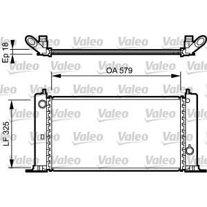 Arrefecedor do motor VALEO 734228