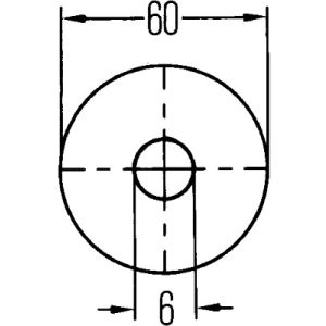 Riflettore HELLA 8RA 002 014-251