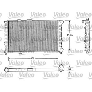 Motorkühler VALEO 732505