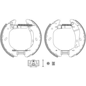 Jeu de mâchoires de frein Shoe Kit Pro TEXTAR 84058600