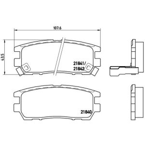 Levyjarrun jarrupalasarja BREMBO P 54 018
