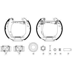 Bremsbackensatz TEXTAR 84045201