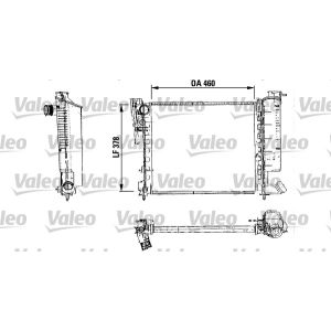 Radiatore, raffreddamento motore VALEO 816715