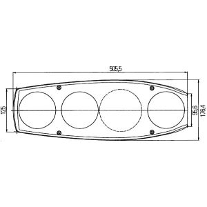 Luz trasera HELLA 2VA 341 419-111 izquierda