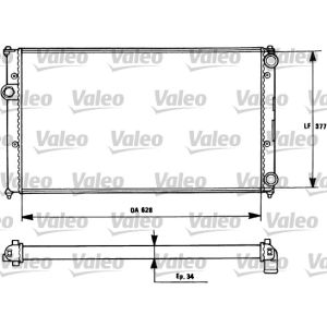 Radiador, arrefecimento do motor VALEO 731265