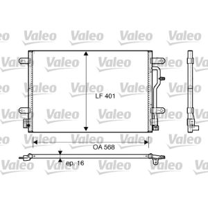 Condensator, airconditioning VALEO 817741